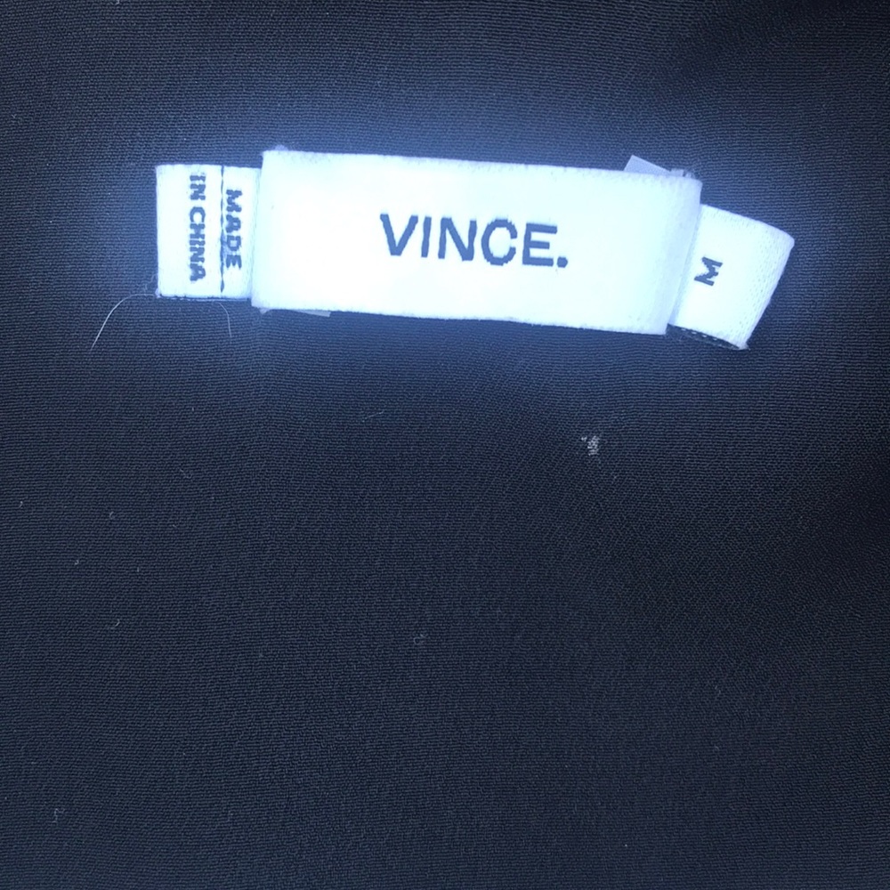 Vince black and white silk top - Picture 6 of 6